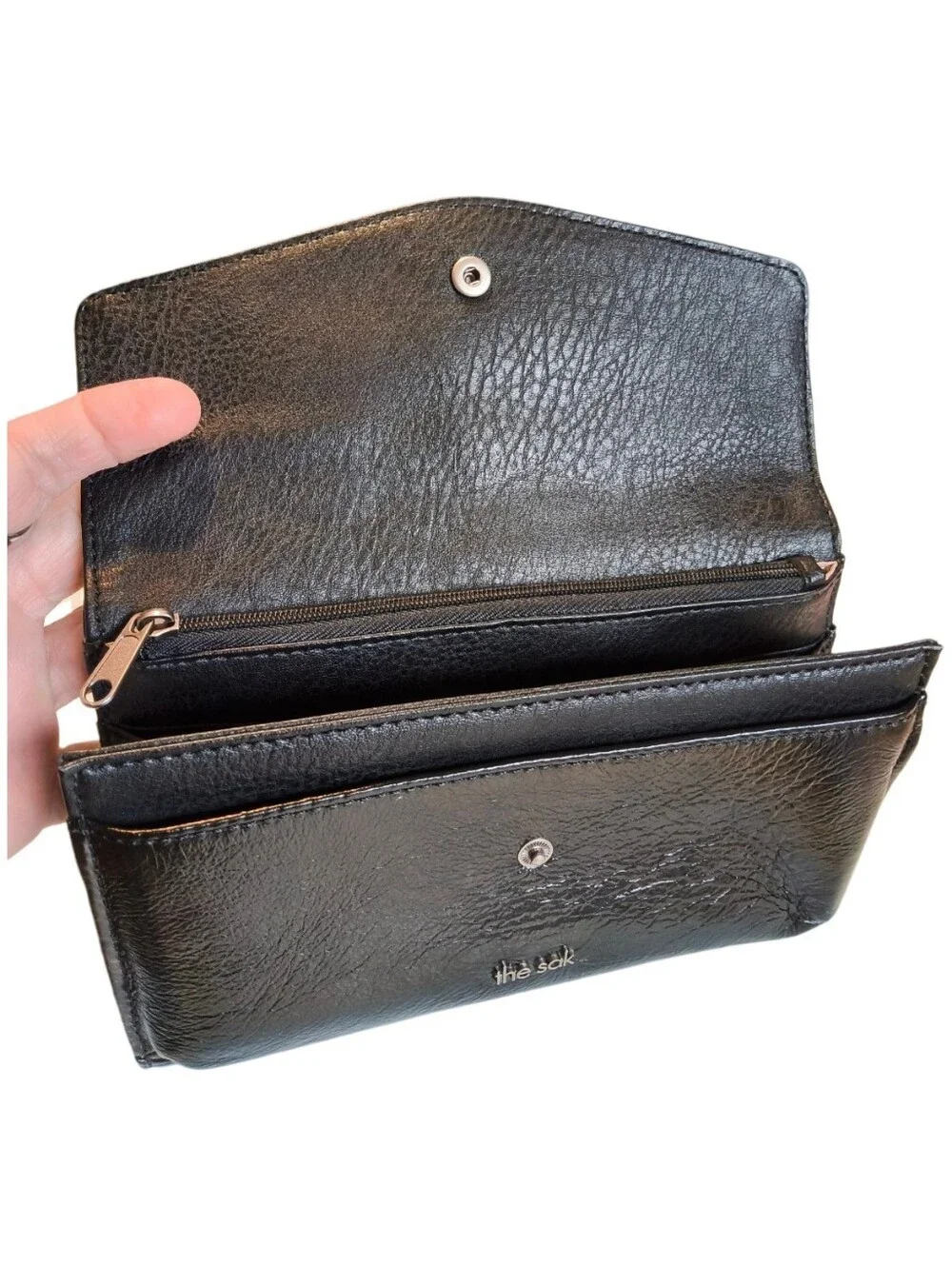 The Sak Redwood Floral Embossed Leather Smartphone Crossbody Bag